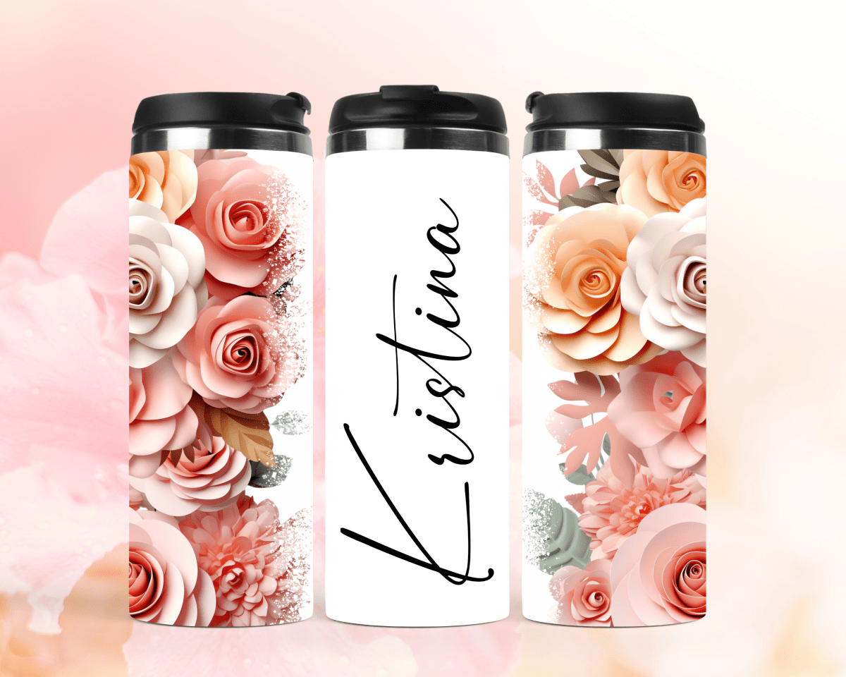 Personalisierter Kaffeebecher mit Namen Thermobecher_0015F - Herz Jesu