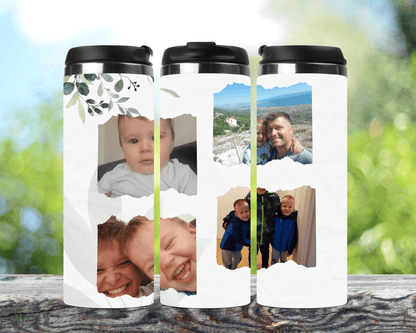 Personalisierter Kaffeebecher mit Namen Thermobecher Fotobecher_0017F - Herz Jesu