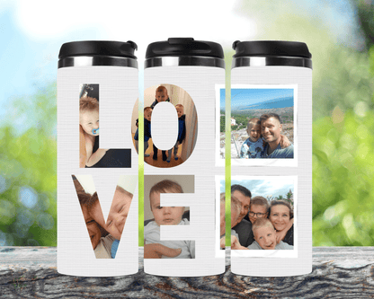 Personalisierter Kaffeebecher mit Namen Thermobecher Fotobecher_0017F - Herz Jesu