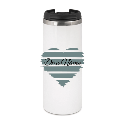 Personalisierter Kaffeebecher mit Namen Thermobecher Herz_0010F - Herz Jesu