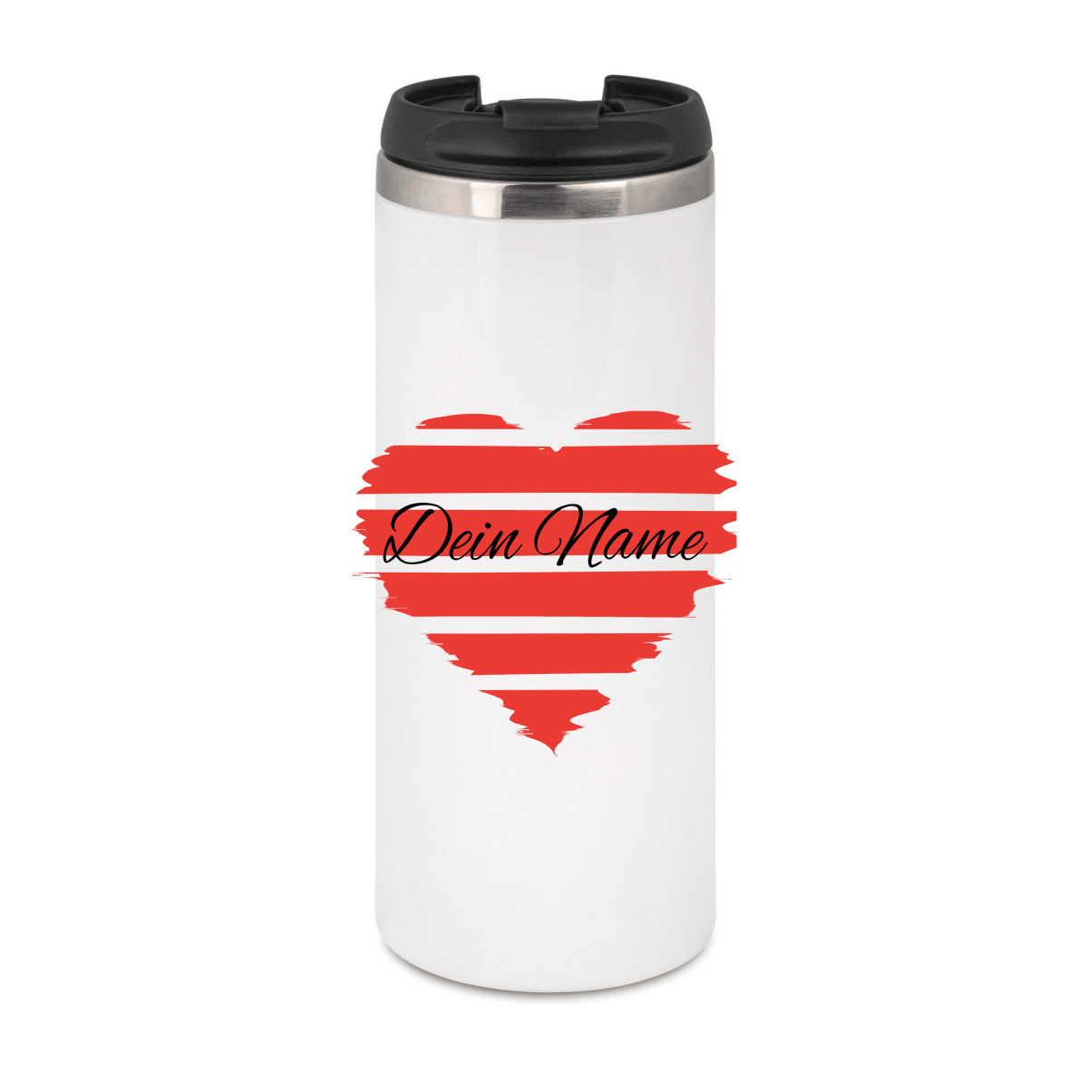 Personalisierter Kaffeebecher mit Namen Thermobecher Herz_0010F - Herz Jesu