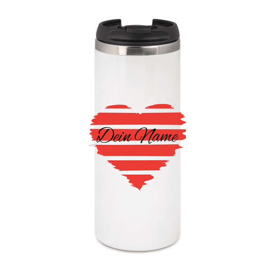 Personalisierter Kaffeebecher mit Namen Thermobecher Herz_0010F - Herz Jesu