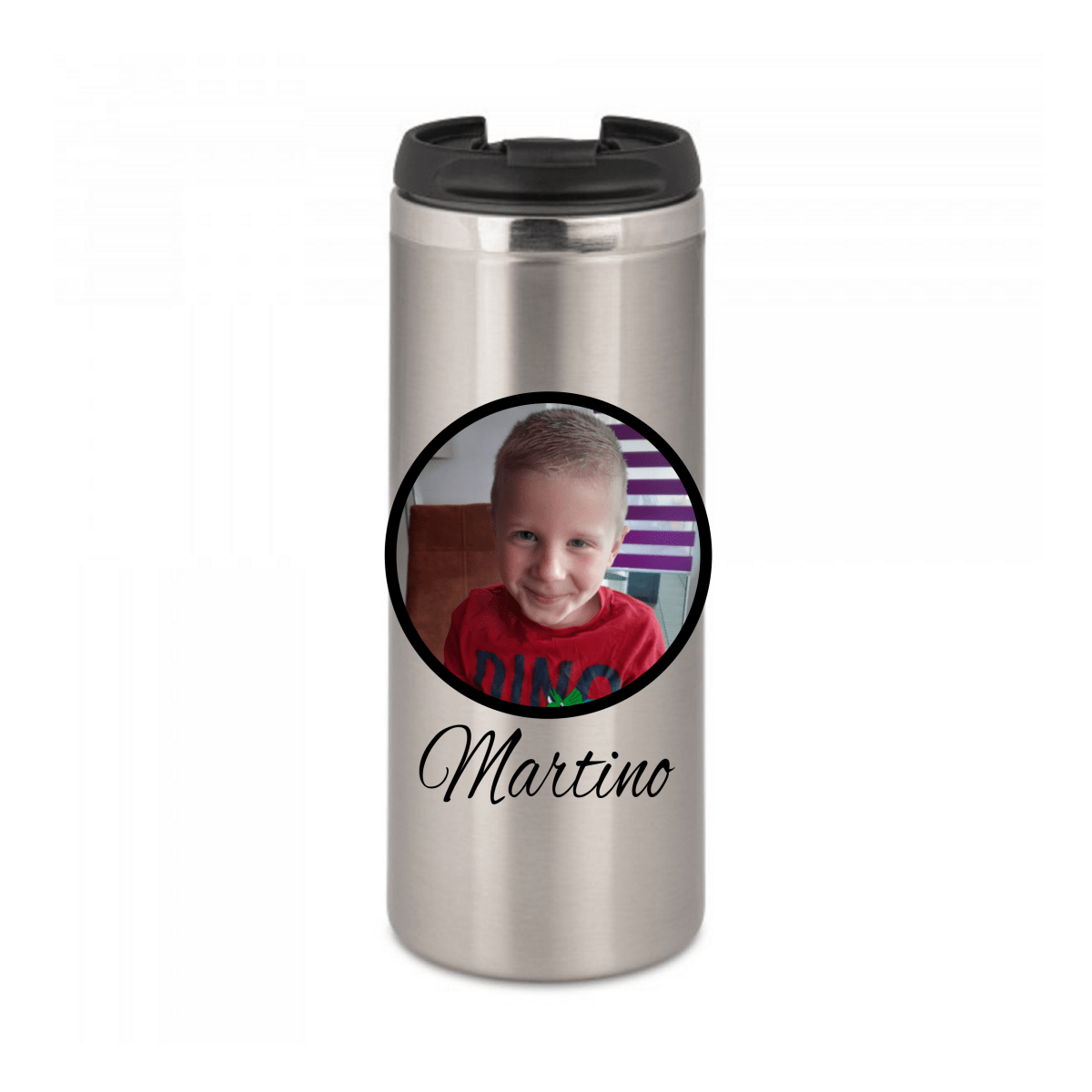 Personalisierter Kaffeebecher mit Namen/Bild Thermobecher_0003F - Herz Jesu