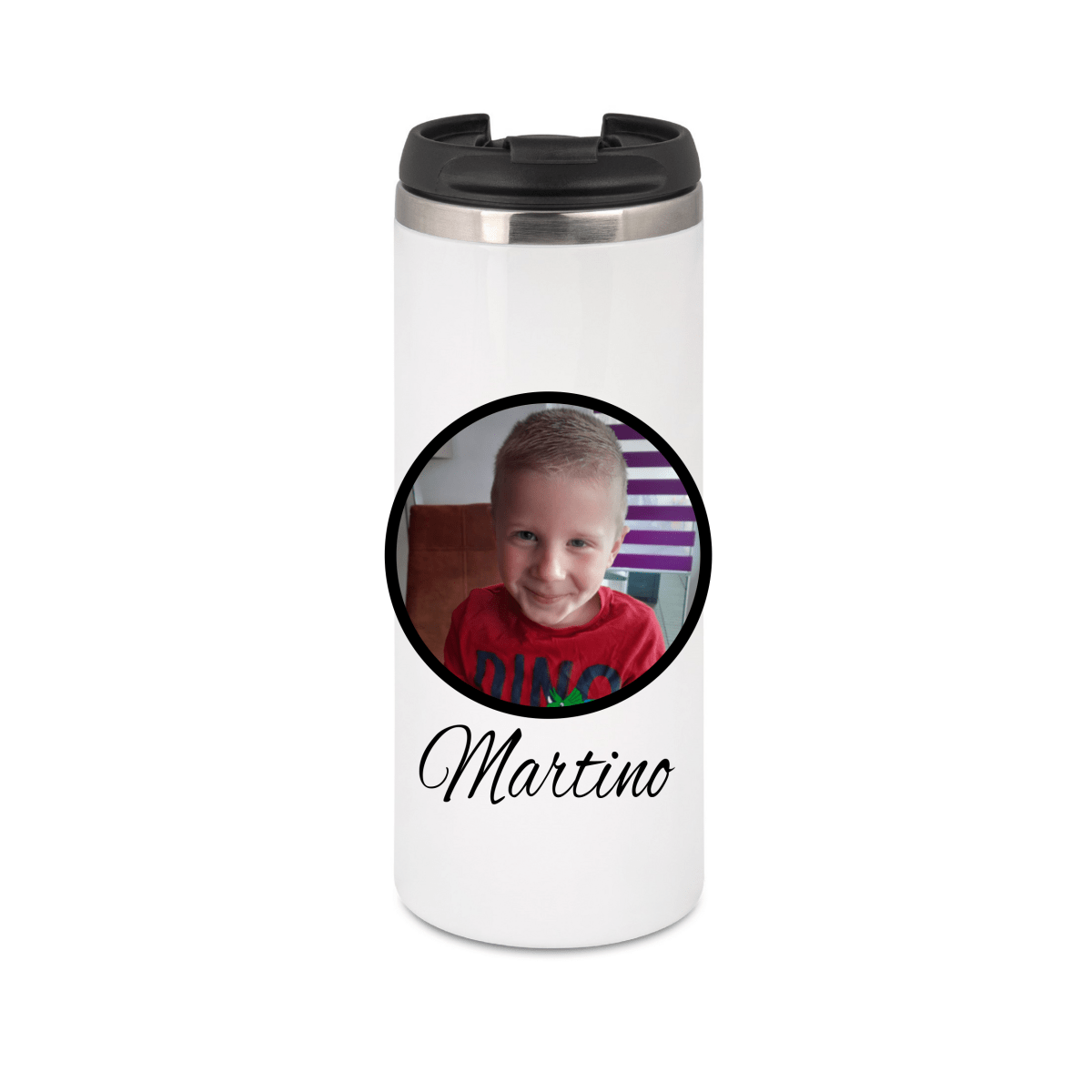 Personalisierter Kaffeebecher mit Namen/Bild Thermobecher_0003F - Herz Jesu