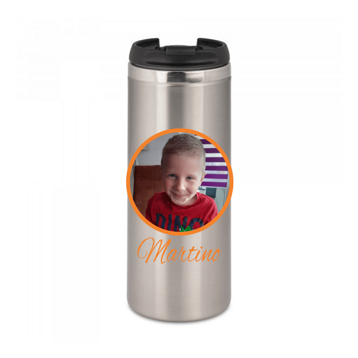 Personalisierter Kaffeebecher mit Namen/Bild Thermobecher_0003F - Herz Jesu