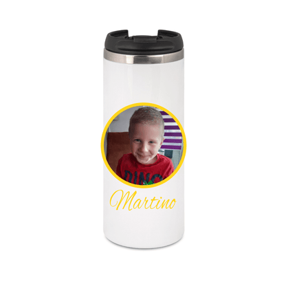 Personalisierter Kaffeebecher mit Namen/Bild Thermobecher_0003F - Herz Jesu