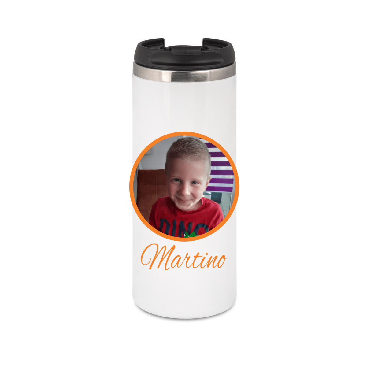 Personalisierter Kaffeebecher mit Namen/Bild Thermobecher_0003F - Herz Jesu