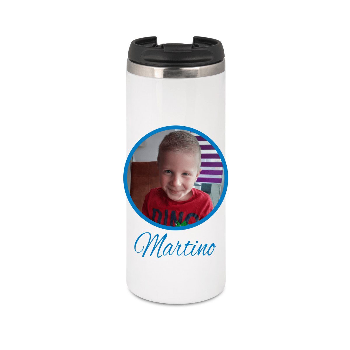 Personalisierter Kaffeebecher mit Namen/Bild Thermobecher_0003F - Herz Jesu