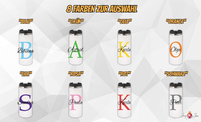 🎁 Personalisierter Thermobecher mit Namen – Praktischer Kaffeebecher & perfekte Geschenkidee als Weihnachtsgeschenk für Familie & Freunde_0002F - Herz Jesu