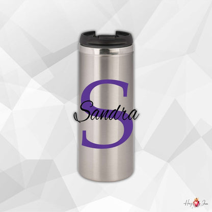 🎁 Personalisierter Thermobecher mit Namen – Praktischer Kaffeebecher & perfekte Geschenkidee als Weihnachtsgeschenk für Familie & Freunde_0002F - Herz Jesu