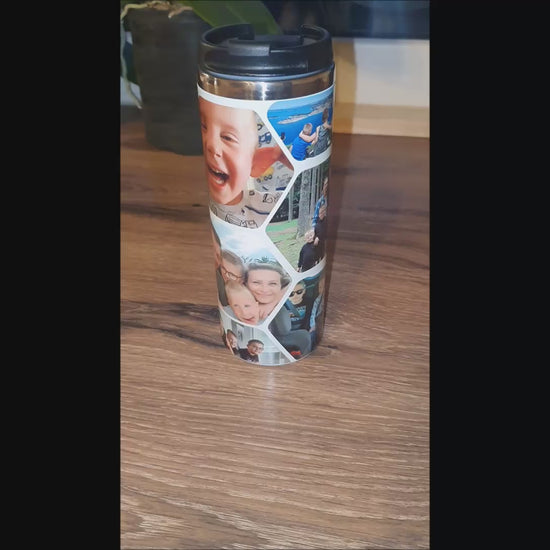 Personalisierter Kaffeebecher mit Namen | Thermobecher Fotobecher