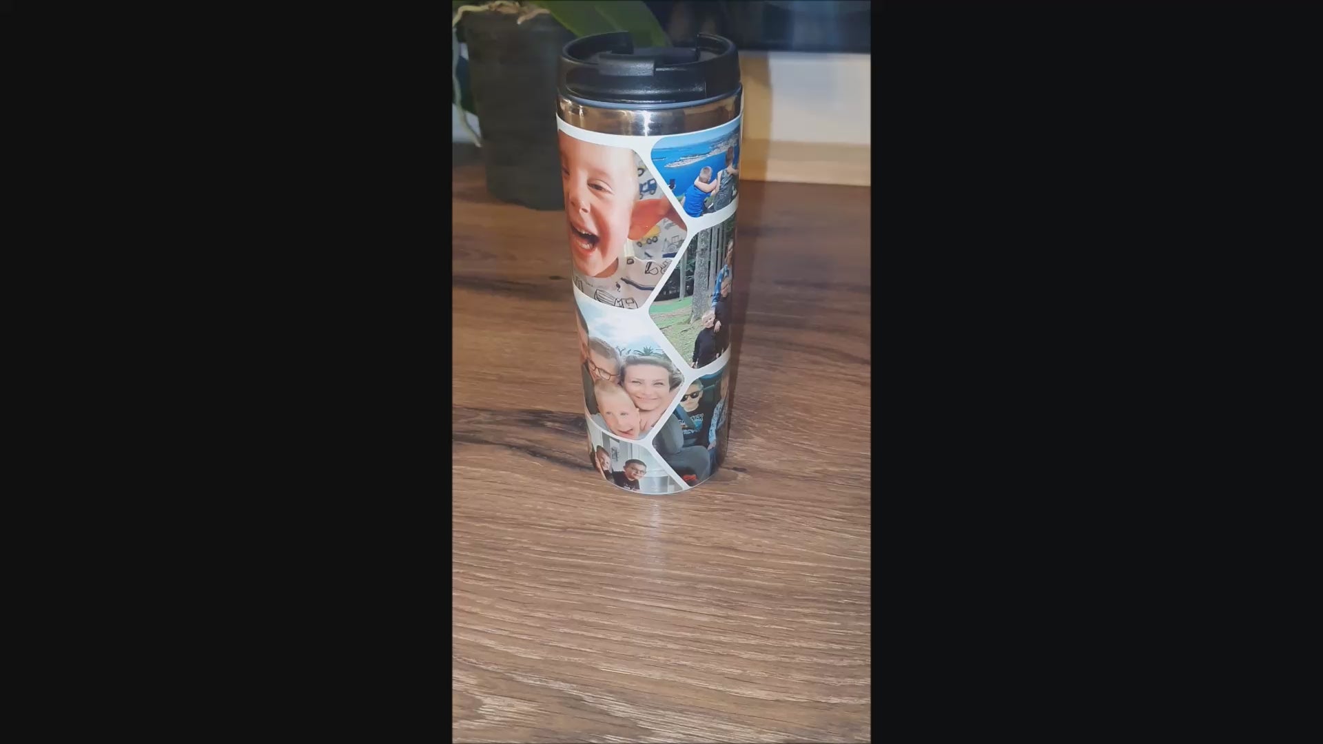 Personalisierter Kaffeebecher mit Namen | Thermobecher Fotobecher