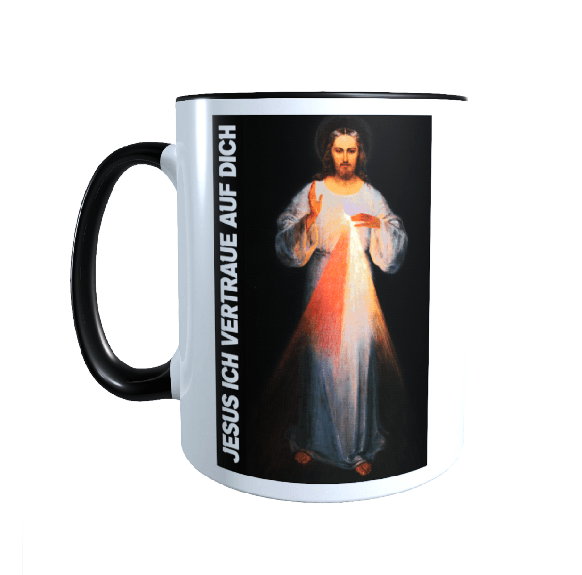Tasse Barmherziger Jesus Gott Heiliger Geist Beten Pfingsten Geschenkidee_0001T - Herz Jesu
