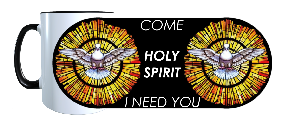 Tasse Heiliger Geist Jesus Gott Firmung Beten Pfingsten Bibel Geschenkidee_0006T - Herz Jesu
