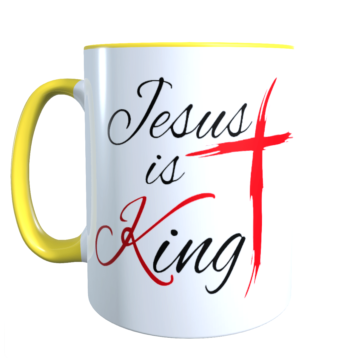Tasse Jesus is King Gott Heiliger Geist Beten Pray bibel Pfingsten_0027T - Herz Jesu