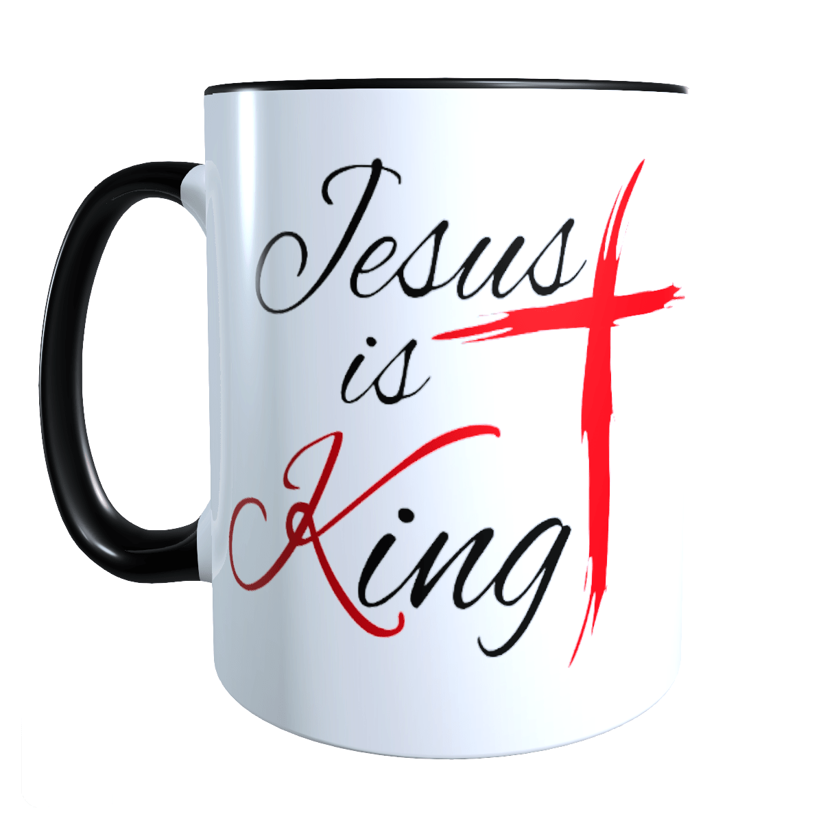 Tasse Jesus is King Gott Heiliger Geist Beten Pray bibel Pfingsten_0027T - Herz Jesu