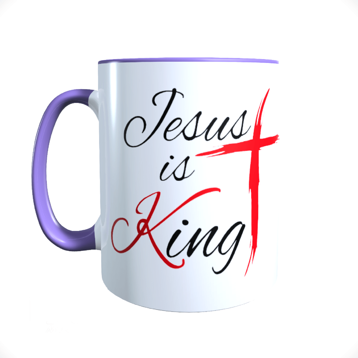 Tasse Jesus is King Gott Heiliger Geist Beten Pray bibel Pfingsten_0027T - Herz Jesu