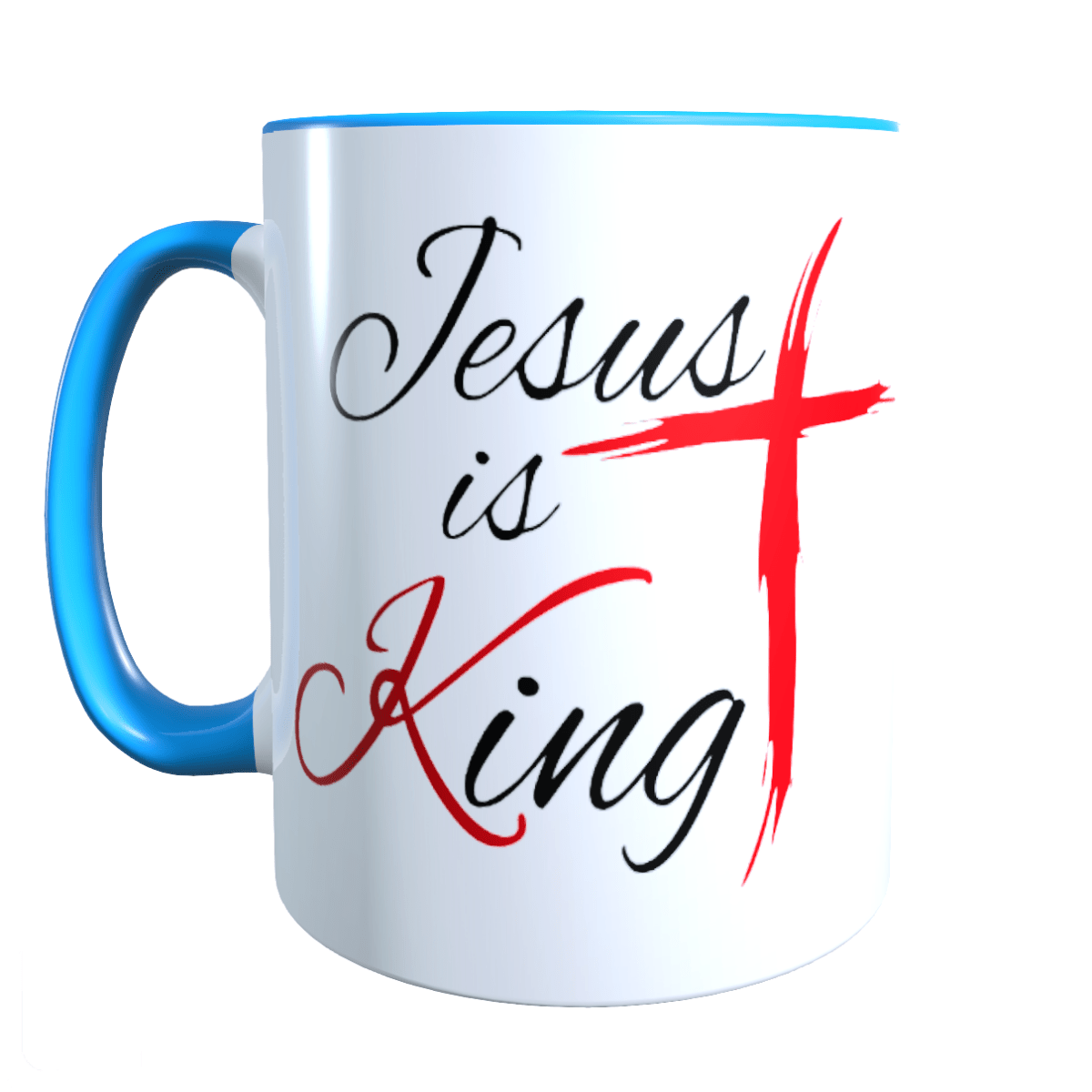 Tasse Jesus is King Gott Heiliger Geist Beten Pray bibel Pfingsten_0027T - Herz Jesu
