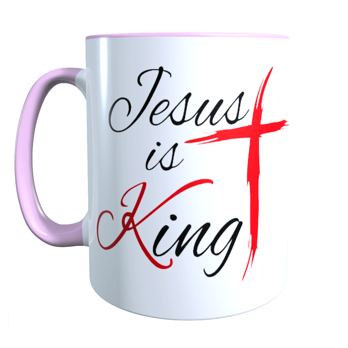 Tasse Jesus is King Gott Heiliger Geist Beten Pray bibel Pfingsten_0027T - Herz Jesu