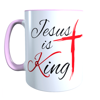 Tasse Jesus is King Gott Heiliger Geist Beten Pray bibel Pfingsten_0027T - Herz Jesu