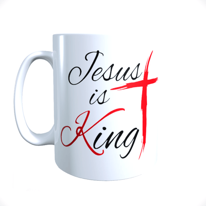 Tasse Jesus is King Gott Heiliger Geist Beten Pray bibel Pfingsten_0027T - Herz Jesu