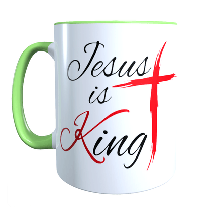 Tasse Jesus is King Gott Heiliger Geist Beten Pray bibel Pfingsten_0027T - Herz Jesu