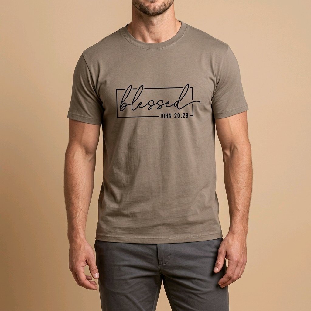 Unisex T-Shirt Blessed Segen Jesus_0014A - Herz Jesu