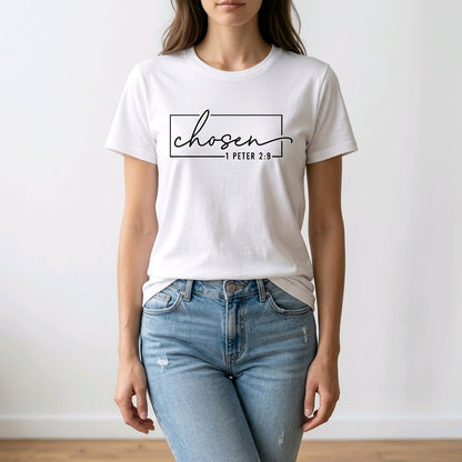 Unisex T-Shirt Chosen Jesus Gott_0015A - Herz Jesu
