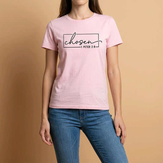 Unisex T-Shirt Chosen Jesus Gott_0015A - Herz Jesu