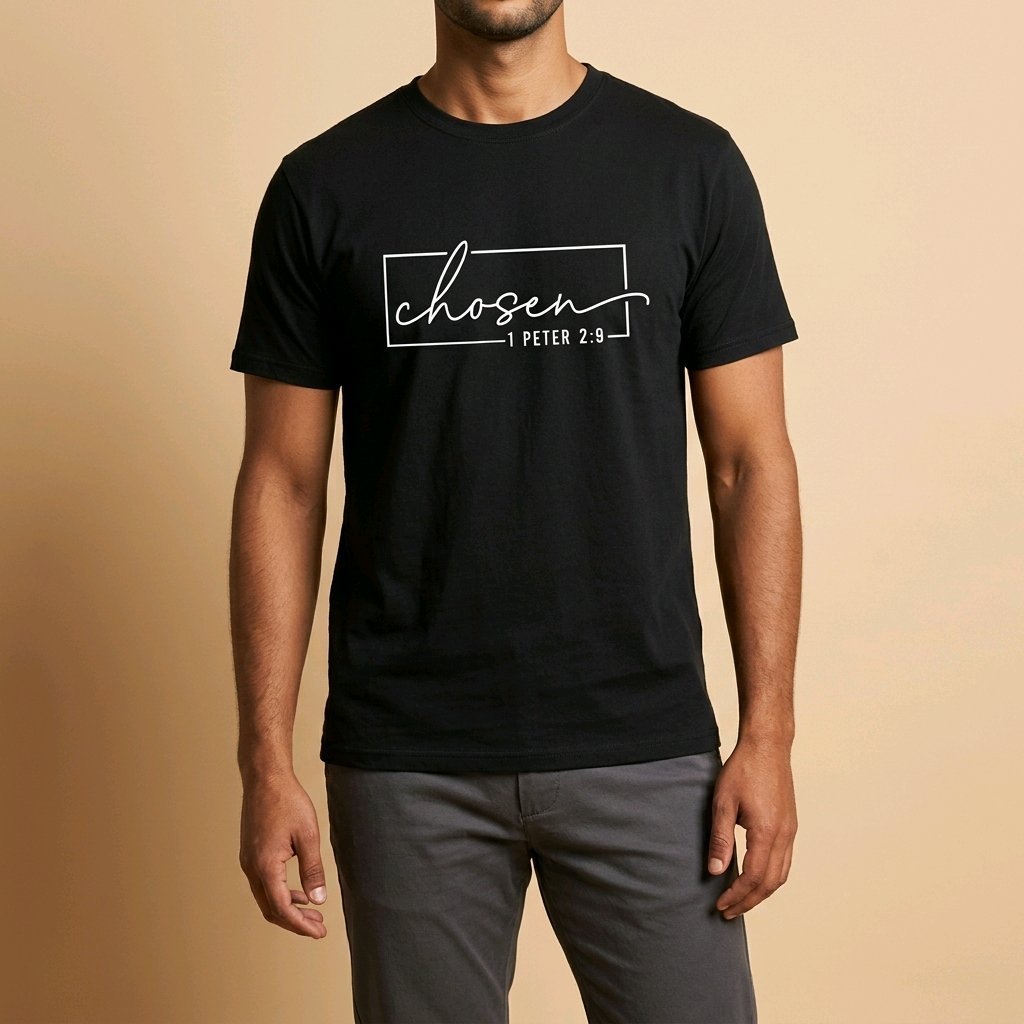 Unisex T-Shirt Chosen Jesus Gott_0015A - Herz Jesu