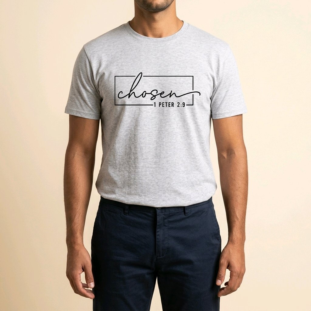 Unisex T-Shirt Chosen Jesus Gott_0015A - Herz Jesu