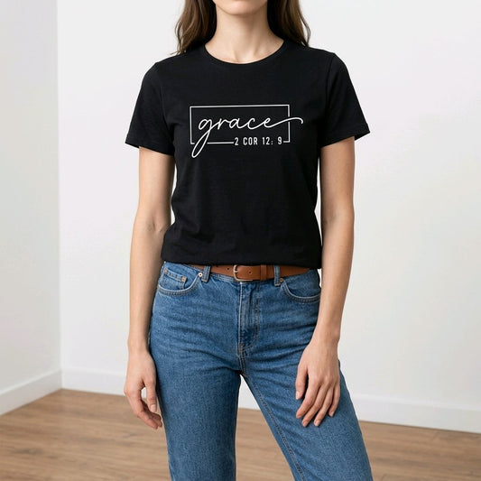 Unisex T-Shirt Grace Jesus Gott_0016A - Herz Jesu