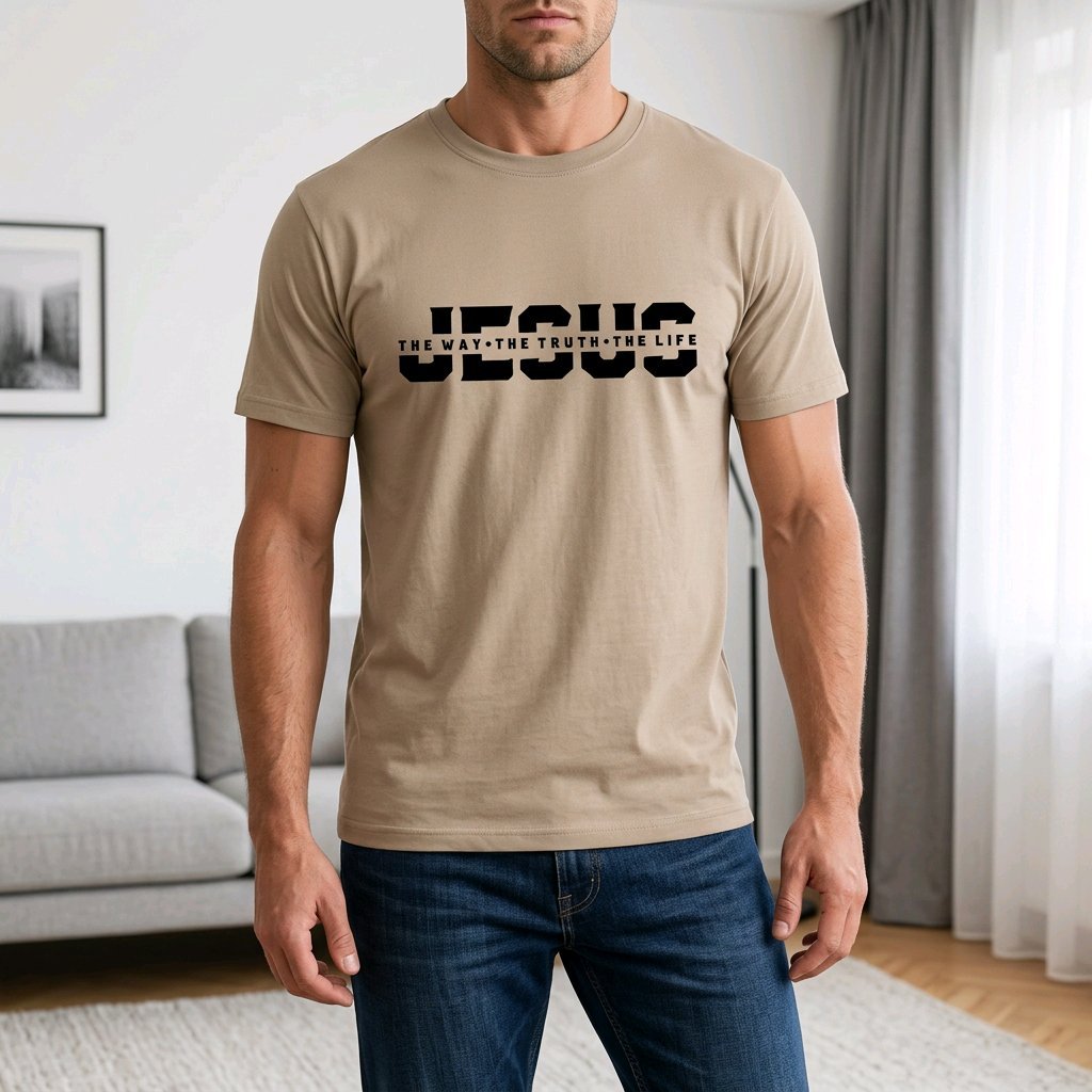 Unisex T-Shirt Jesus the Way Gott_0009A - Herz Jesu