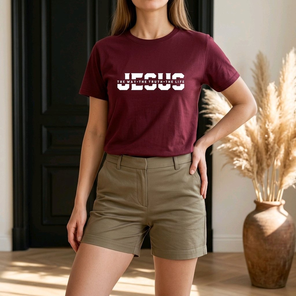 Unisex T-Shirt Jesus the Way Gott_0009A - Herz Jesu