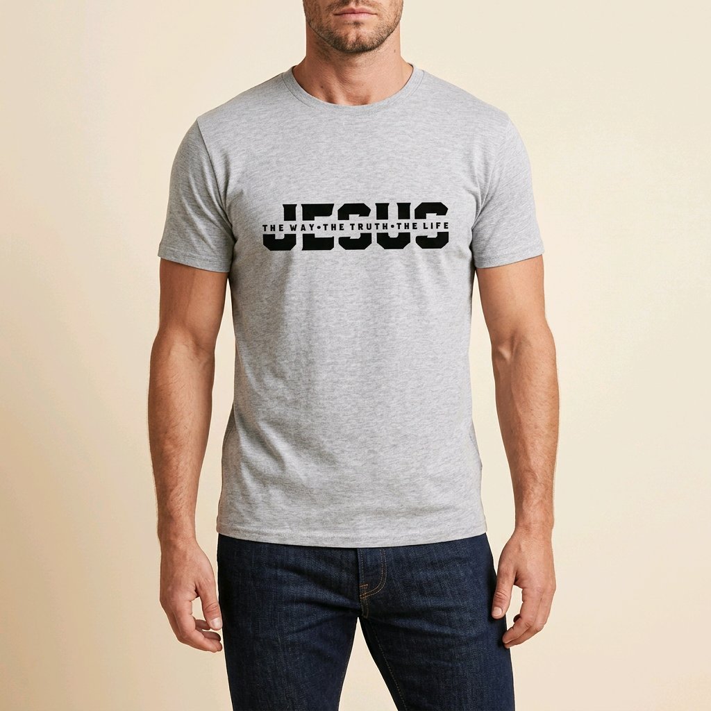 Unisex T-Shirt Jesus the Way Gott_0009A - Herz Jesu