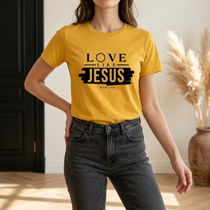 Unisex T-Shirt Love like Jesus_0004A - Herz Jesu