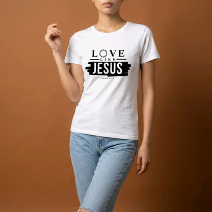 Unisex T-Shirt Love like Jesus_0004A - Herz Jesu