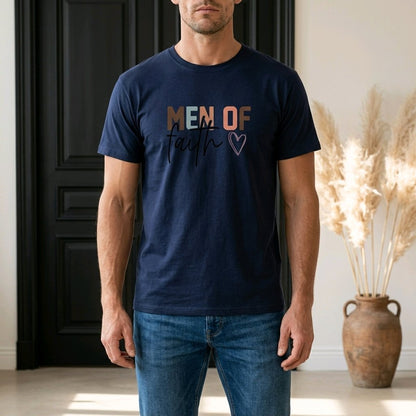 Unisex T-Shirt Man of Faith Gott Jesus_0017A - Herz Jesu
