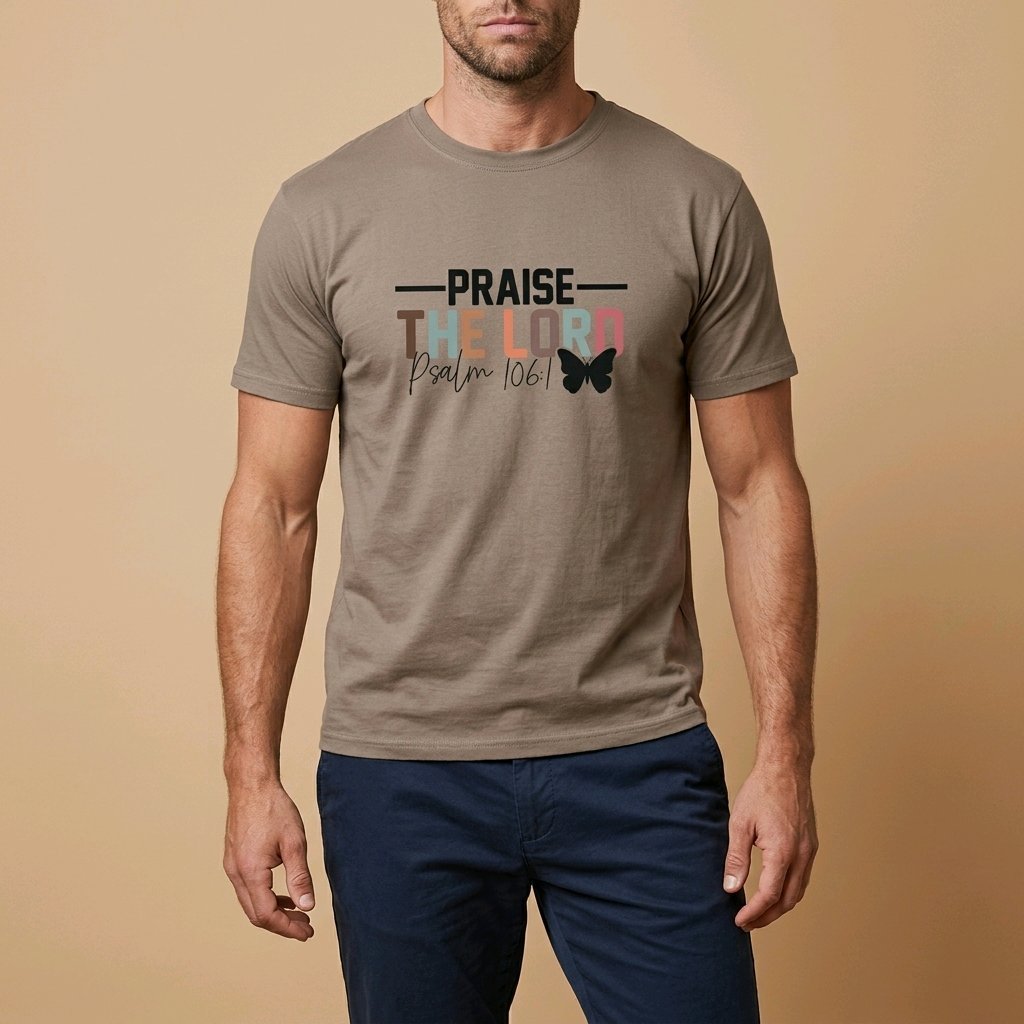 Unisex T-Shirt Praise the Lord Gott Jesus_0018A - Herz Jesu