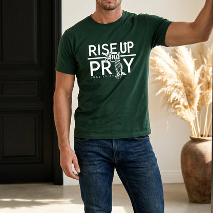 Unisex T-Shirt Rise up Pray Jesus Gott_0007A - Herz Jesu